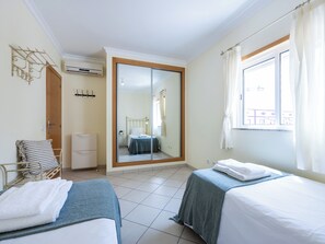 2 bedrooms, iron/ironing board, travel crib, WiFi
