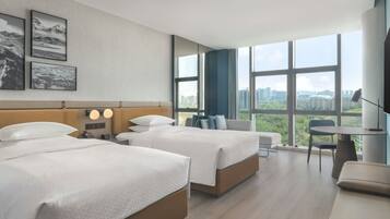 1 slaapkamer, luxe beddengoed, donsdekens, een kluis op de kamer