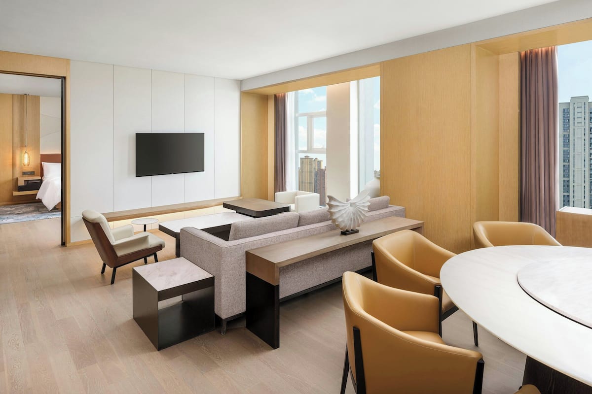 Suite, 1 King Bed, Lake View (Westin) | Minibar, in-room safe, desk, laptop workspace