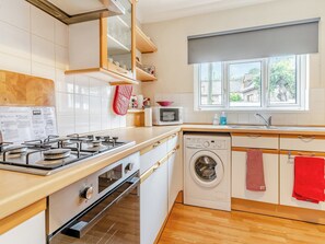 Dishwasher, highchair, cookware/dishes/utensils