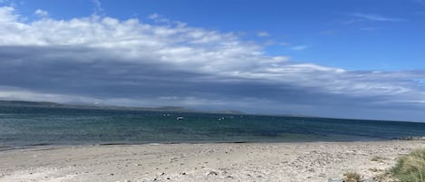 Vlak bij het strand