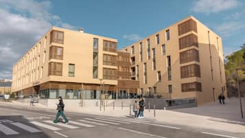 Majoituspaikan julkisivu