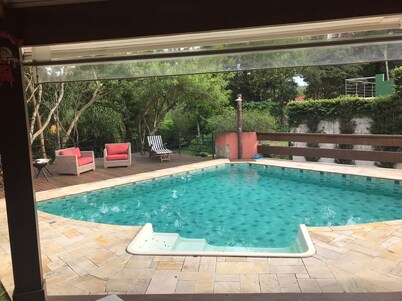 Country house with private access to the dam in Piracaia SP
