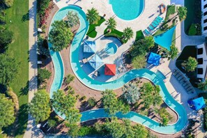 Float, unwind, and soak up the sun in the lazy river. - Magical Themed Villa Game Room, Pool & Water Slide (Kissimmee)