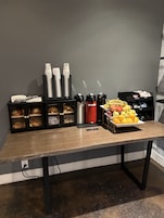 Café da manhã continental grátis todos os dias