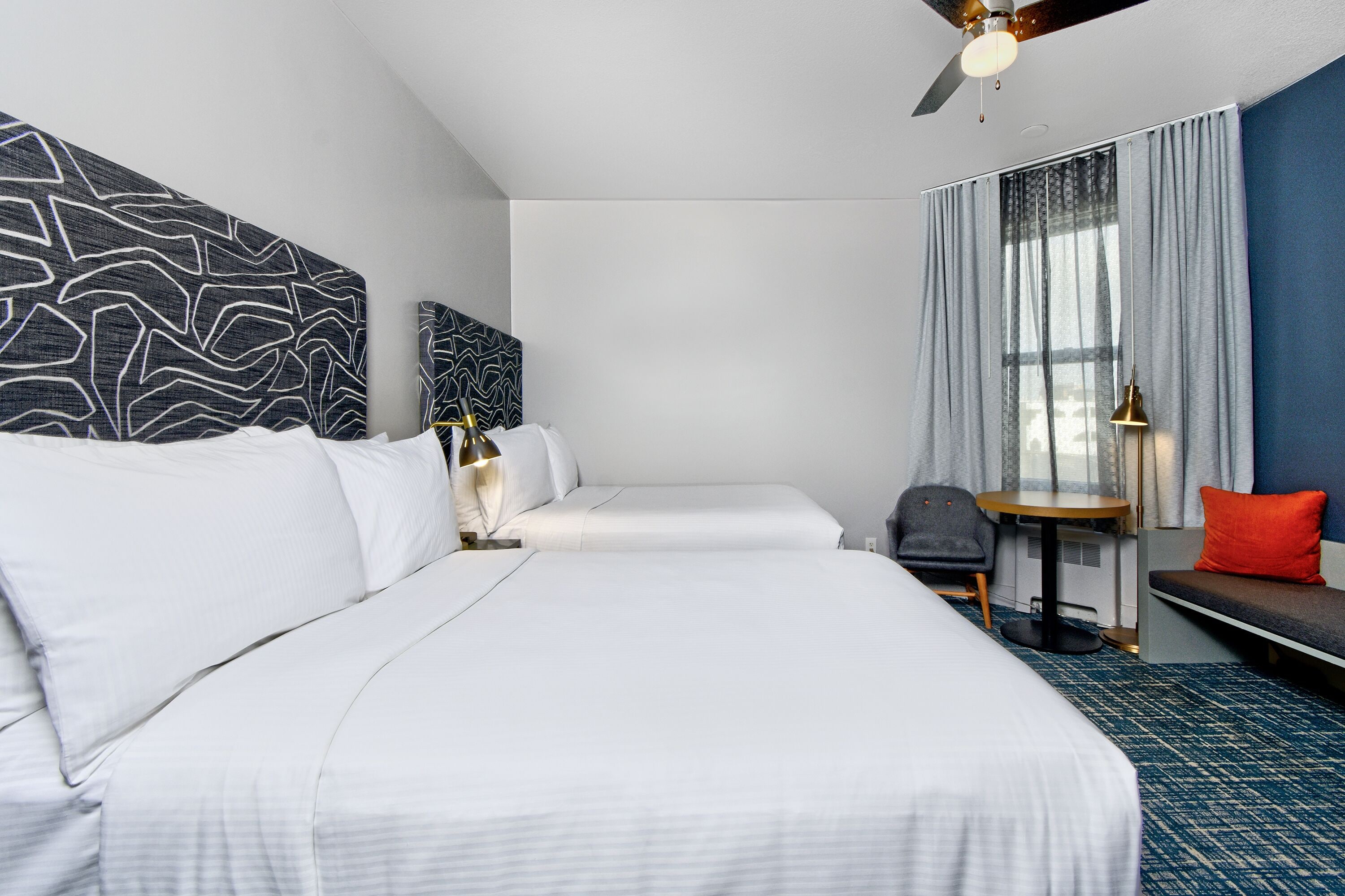 Chambre exécutive, 2 lits doubles | 1 chambre, draps en coton égyptien, literie de qualité, couette en duvet