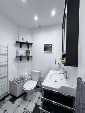 Shower, hair dryer, towels, soap - Résidence de la Marquise - Nancy Centre (Nancy)