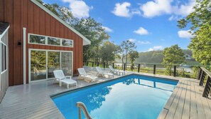 A heated pool - Beautiful Waterfront North Fork Home, Private Pool, Private Dock, Close to... (Mattituck)