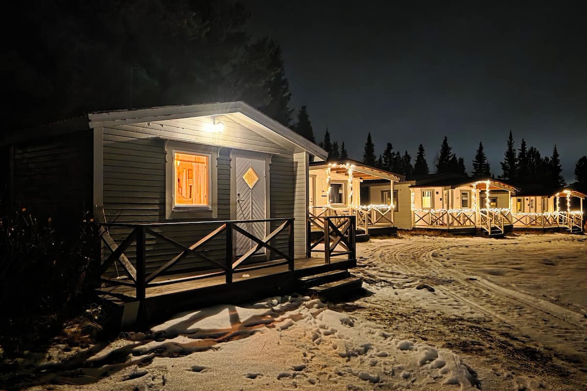 Moose Cabin  transfer, breakfast, sauna | Wi-Fi ฟรี, ผ้าปูที่นอน