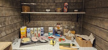 Cleaning supplies, paper towels