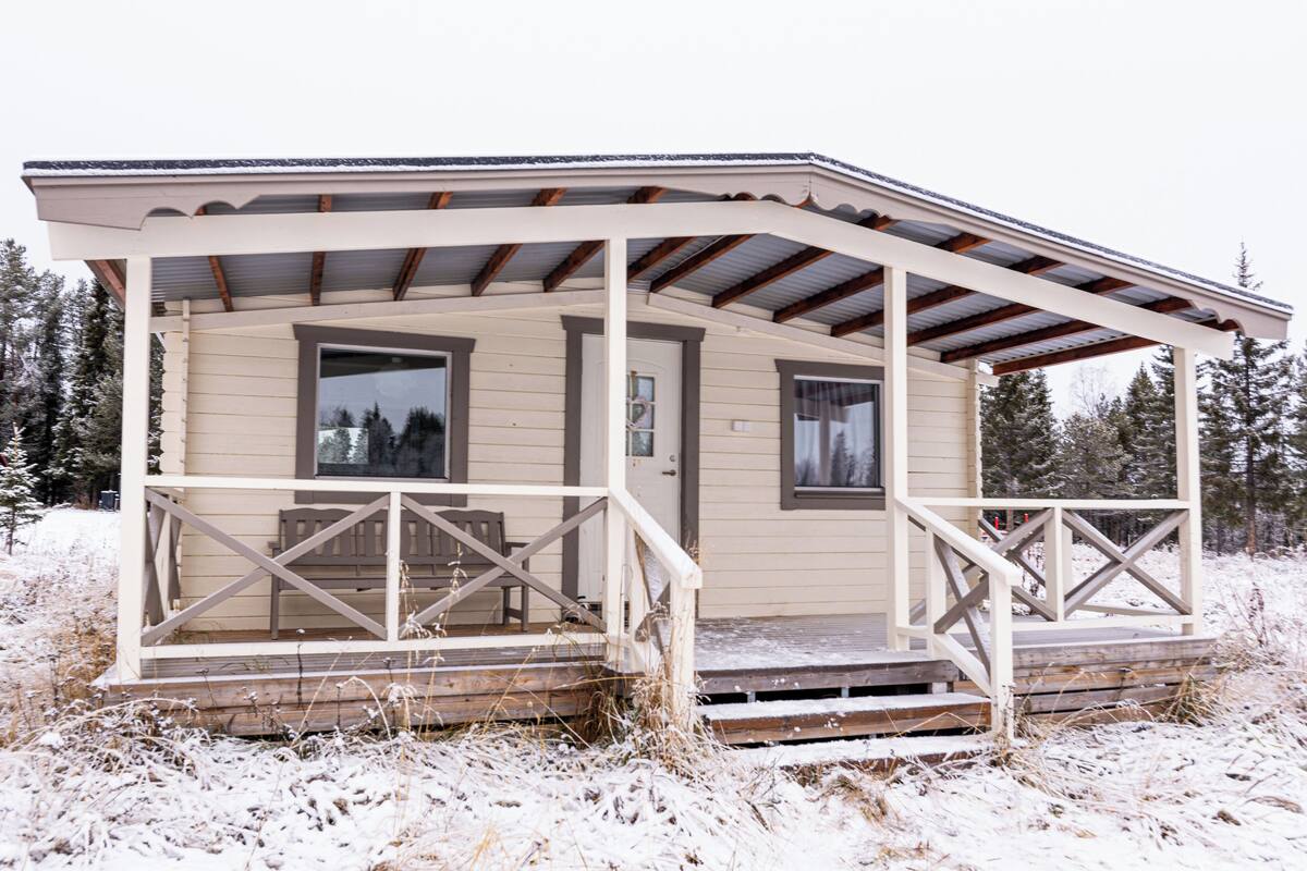 Reindeer Cabin (animals allowed) | Wi-Fi ฟรี, ผ้าปูที่นอน