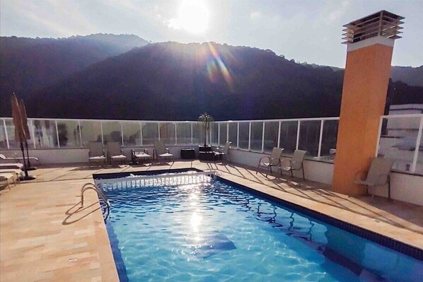 Indoor pool, outdoor pool