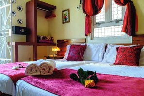 4 slaapkamers, een strijkplank/strijkijzer, wifi, beddengoed