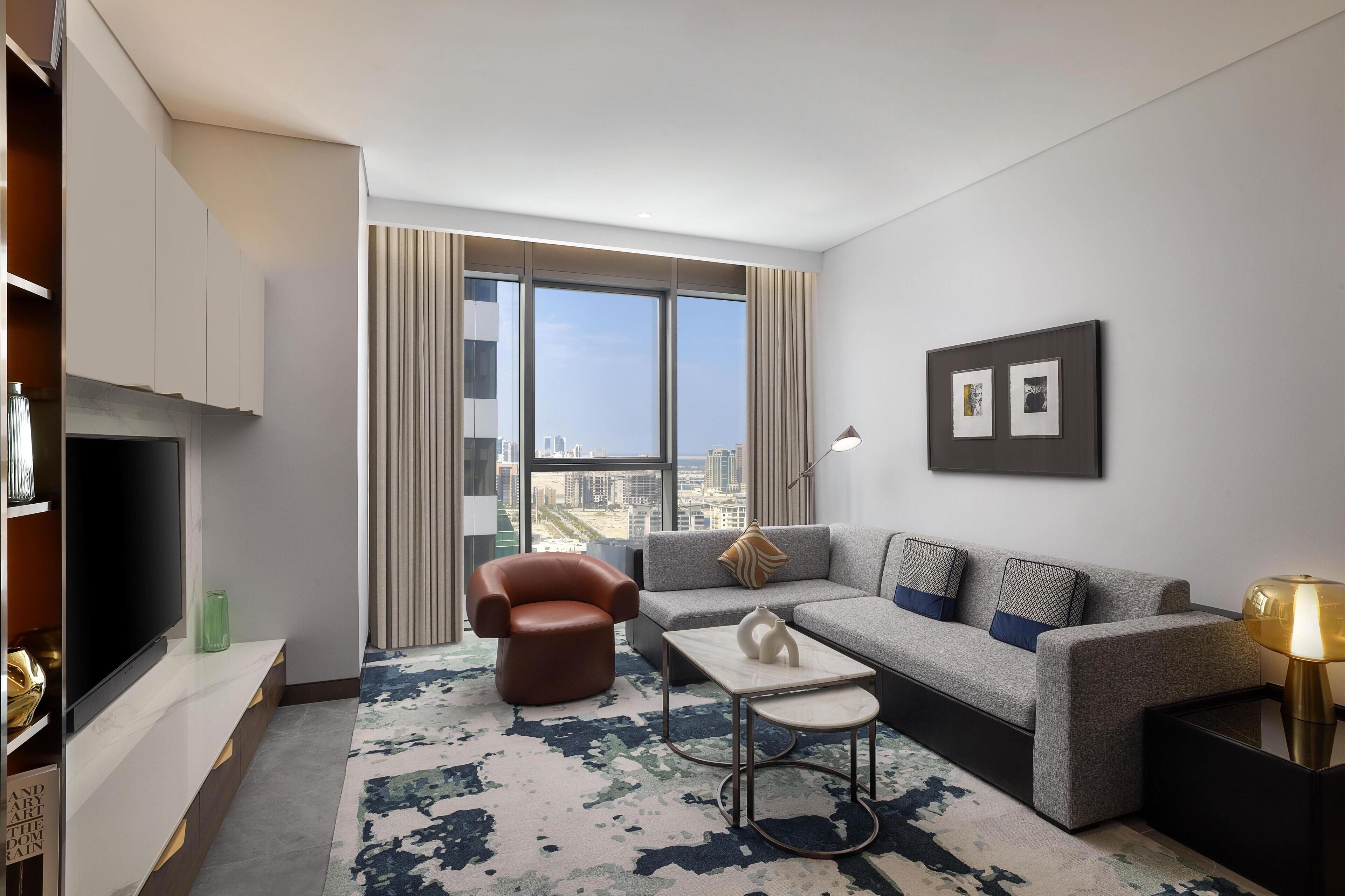 King One Bedroom Suite City View | 1 chambre, draps italiens de Frette, literie de qualité