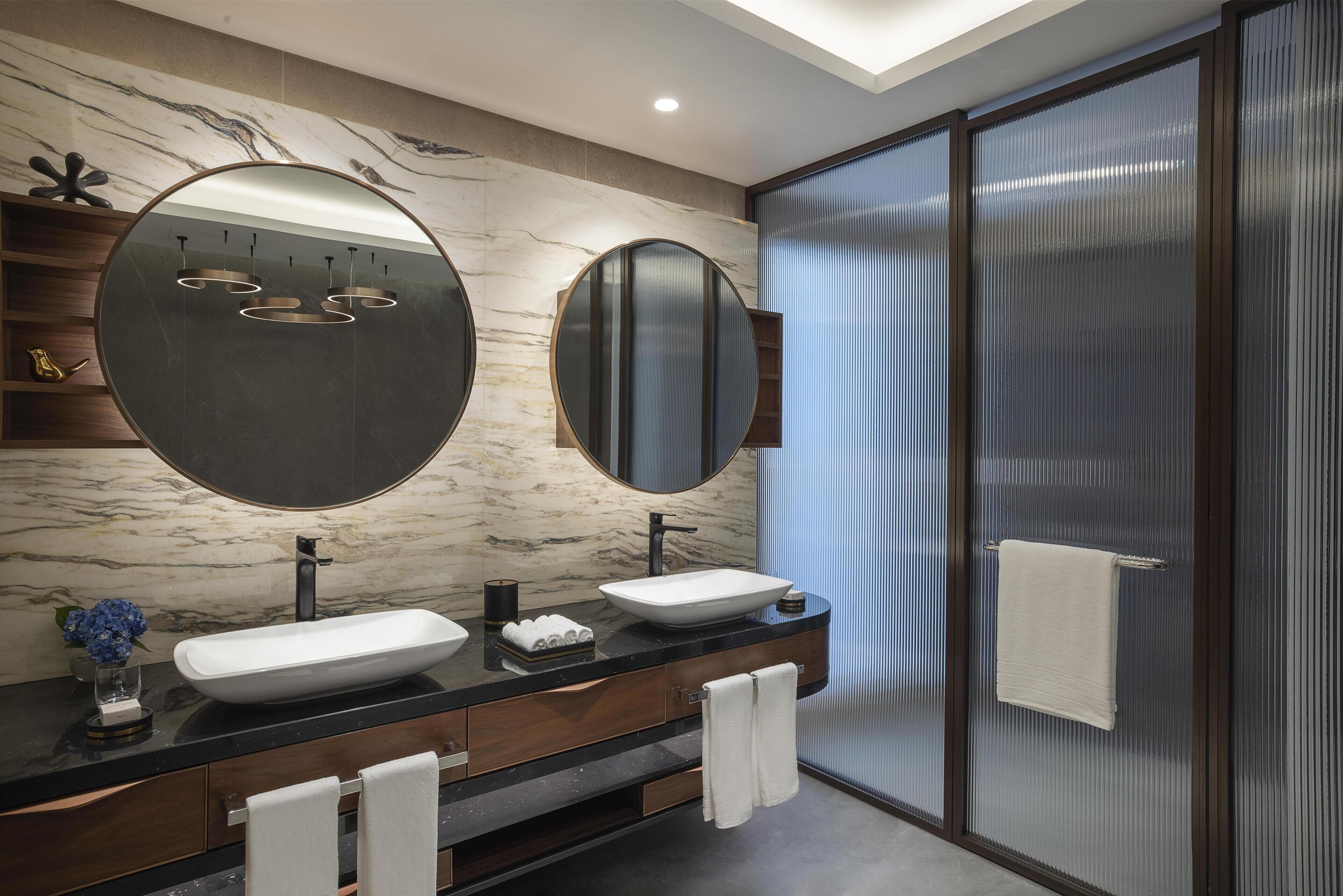 Penthouse Panoramic View And Private Pool | Bathroom | Designer toiletries, bathrobes, slippers, bidet