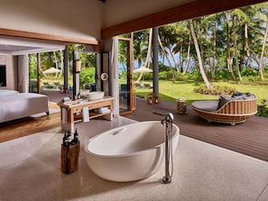 View from room - Waldorf Astoria Seychelles Platte Island (Platte Island)