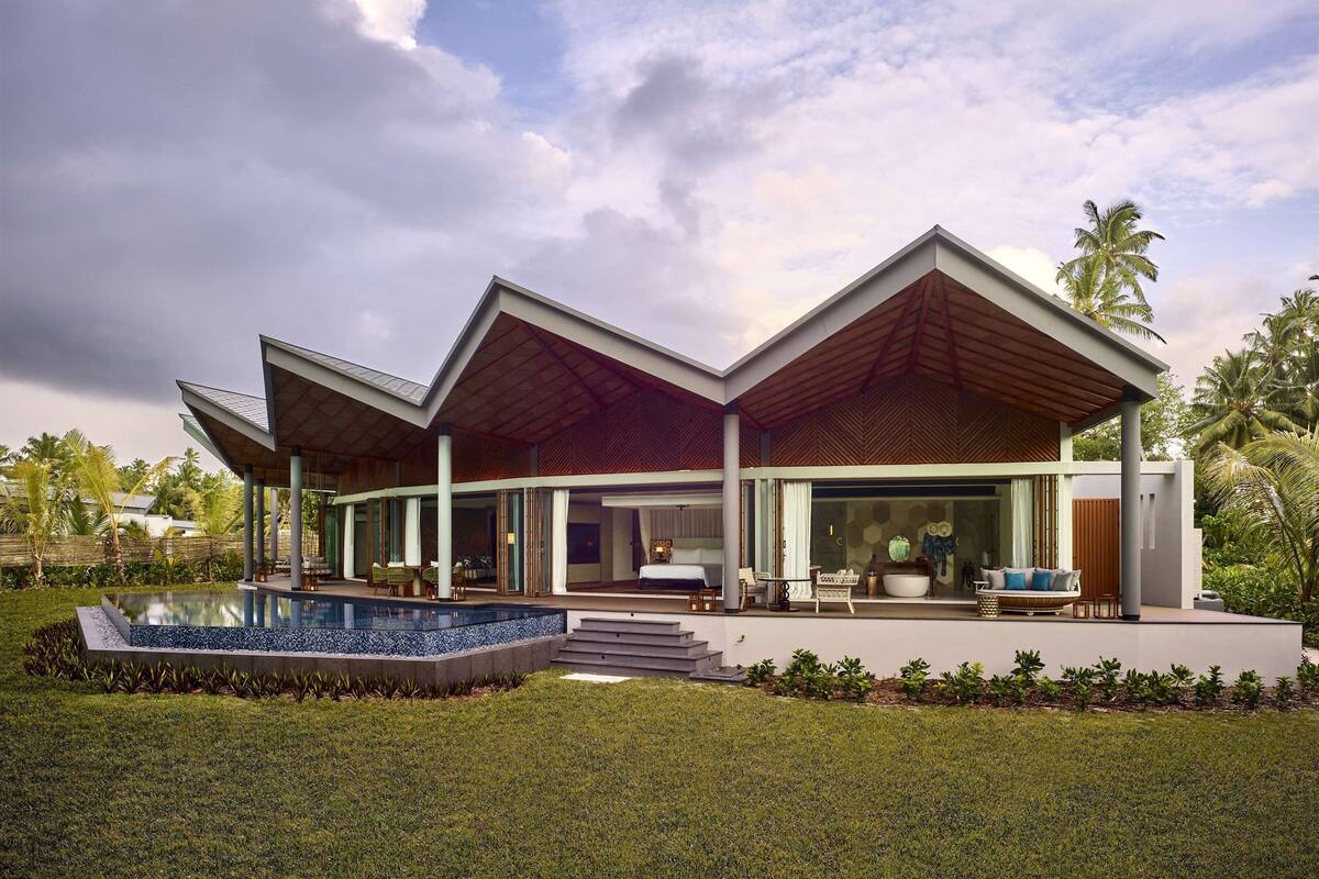 Vila, Beberapa Tempat Tidur (Kingfish) | Pemandangan taman