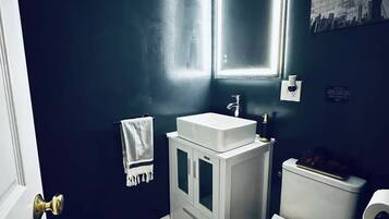 Free toiletries, hair dryer, towels, soap