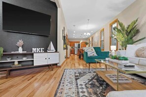 TV, video games, offices