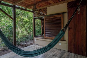 Terrace/patio - Marvelous bungalow with WiFi in Caranazal (Caranazal)