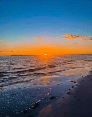 Enjoy a serene beach experience with access to the ocean.