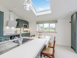 High chair - 2 bedroom accommodation in Cross Inn, near New Quay (Cross Inn, near New Quay)