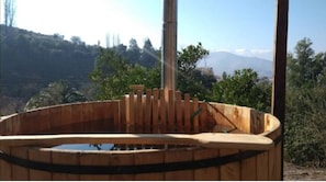 Piscine extérieure en saison