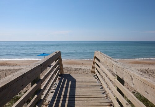 Unobstructed Views and Beach at "Turtle Time!"