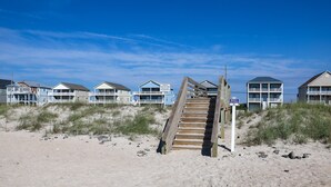 Exterior - Unobstructed Views and Beach at "Turtle Time!" (North Topsail Beach)