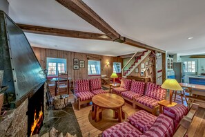 Tv och eldstad