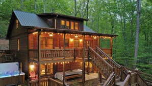 Exterior - Upscale Morganton Cabin w/ Hot Tub & Arcade (Morganton)