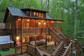 Exterior - Upscale Morganton Cabin w/ Hot Tub & Arcade (Morganton)