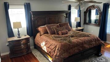 5 habitaciones, tabla de planchar con plancha, wifi y ropa de cama