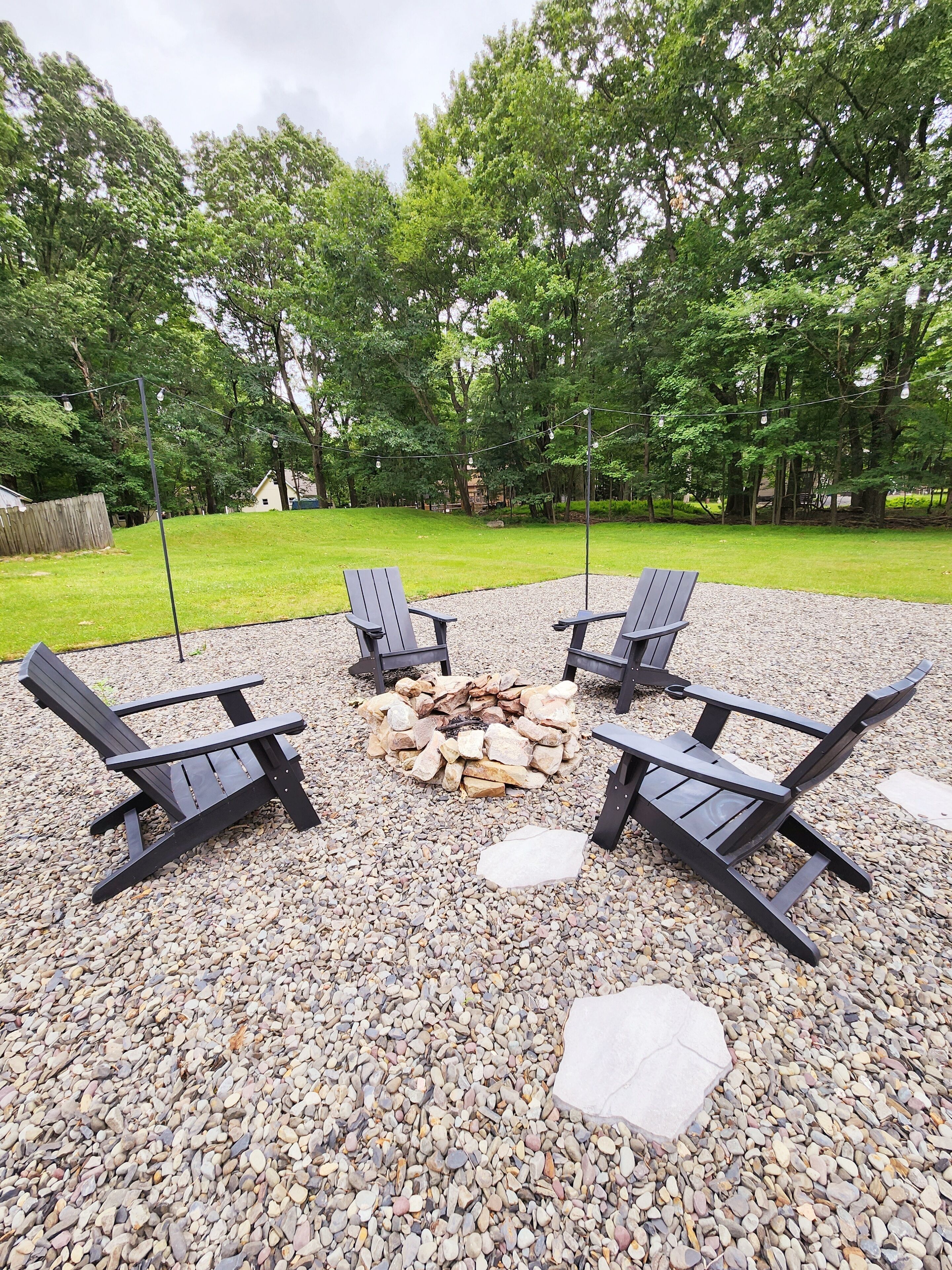 Cozy Modern Farmhouse w/Backyard, Firepit, Hot Tub & Grill - Central Location!