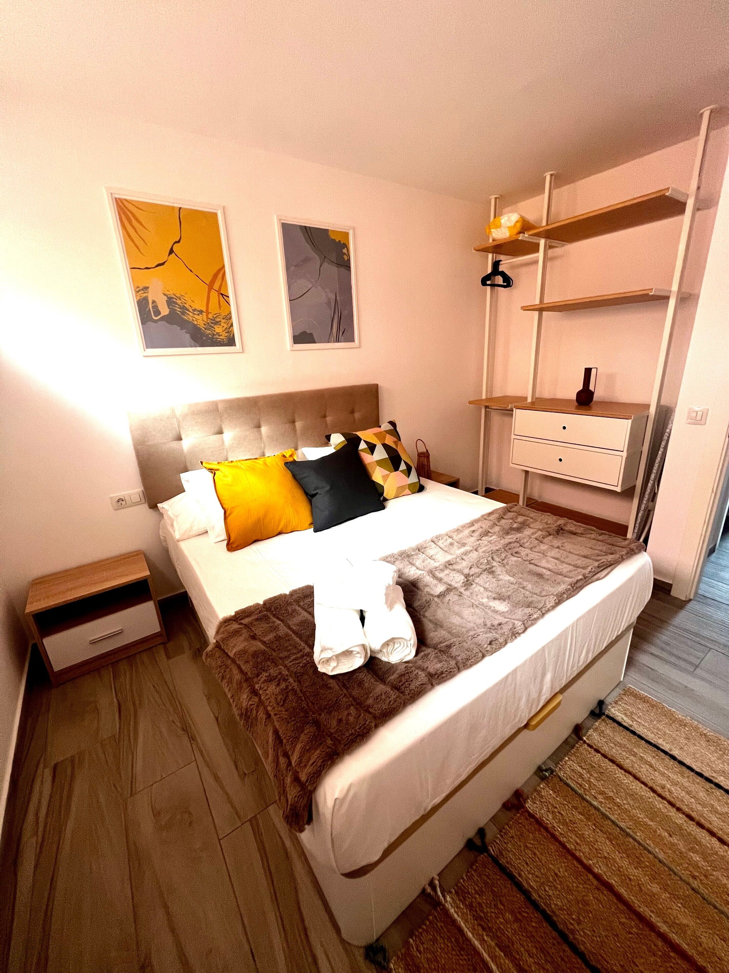 1 bedroom, iron/ironing board, free WiFi, bed sheets