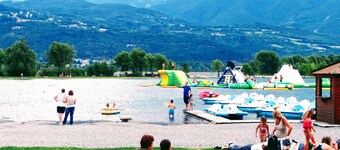 Vacation home "Embrun 7 Pièces, 12 couchages" with mountain and lake views, private pool