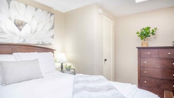 1 bedroom, iron/ironing board, travel crib, free WiFi