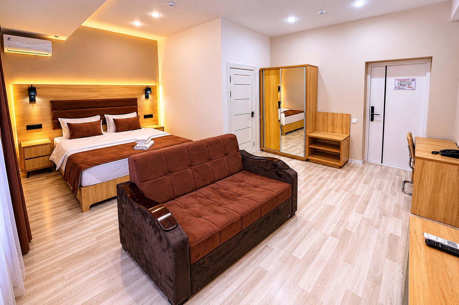 Deluxe Double Room | Premium bedding, desk, laptop workspace, free WiFi