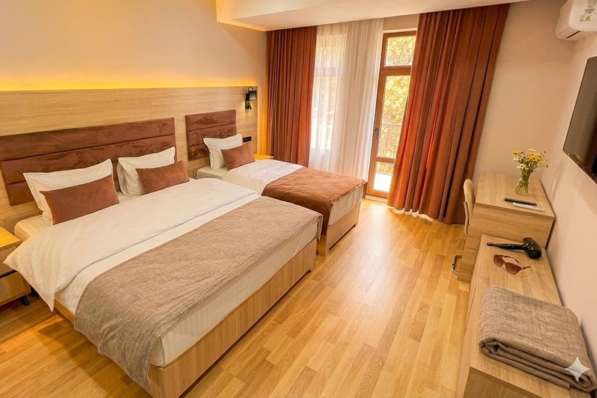 Family Triple Room | Premium bedding, desk, laptop workspace, free WiFi