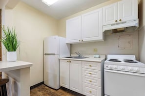 Fridge, microwave, stovetop, coffee/tea maker - Studio Apartment Conveniently Close to Ohio State (Columbus)