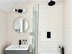 Shower, hair dryer