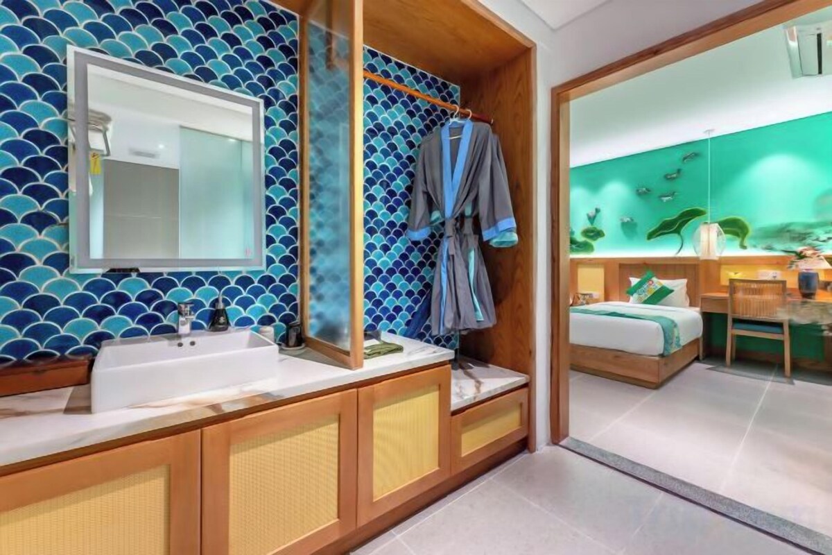 Luxe beddengoed, donzen dekbedden, pillowtop-bedden, een minibar