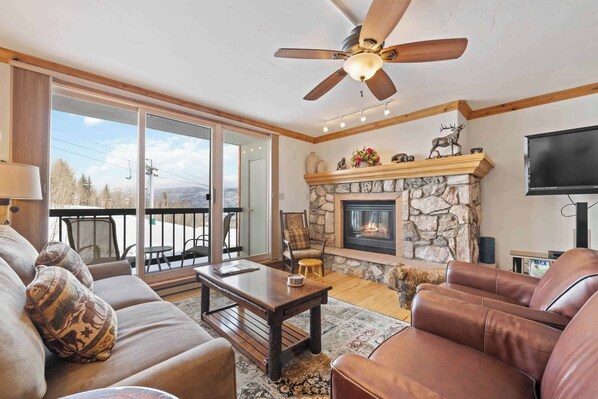 TV, fireplace - Lower Borders 203 (Beaver Creek)