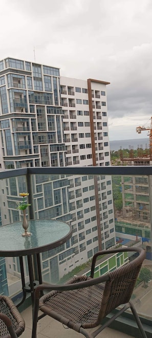 Vue depuis lâhĂ©bergement
