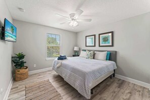 4 bedrooms, iron/ironing board, free WiFi, bed sheets