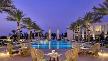Superior Twin Room, Pool View | Outdoor pool