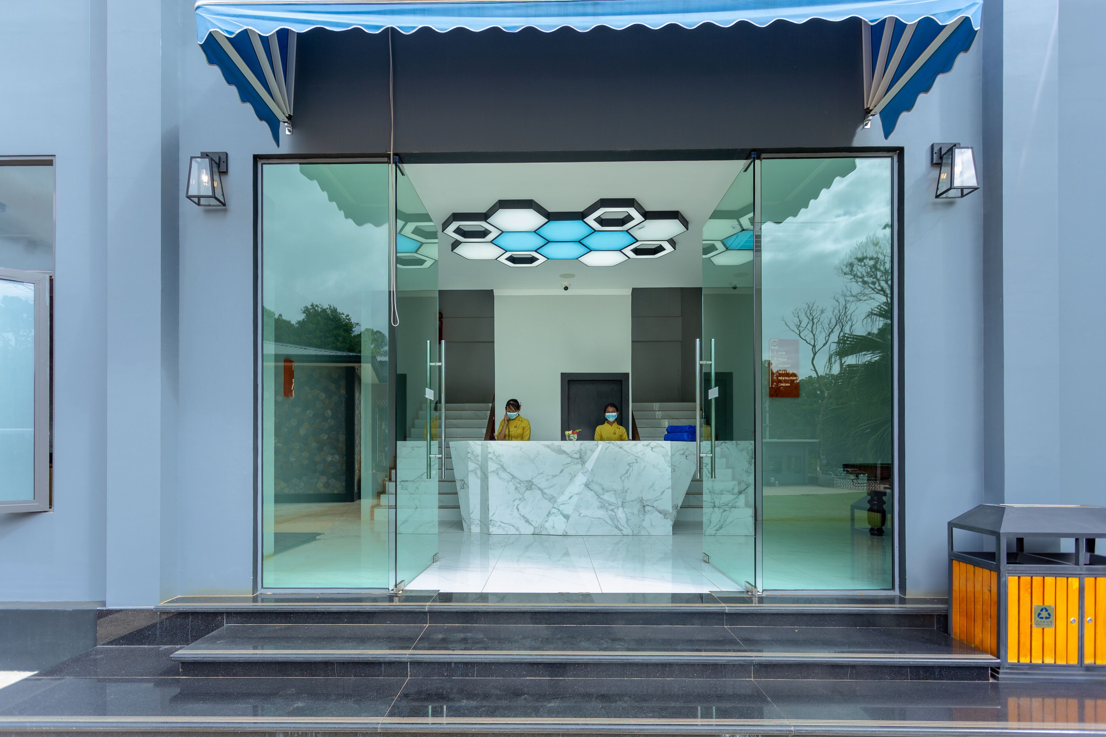 منطقة الاستقبال في السبا