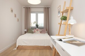 1 室のベッドルーム、アイロン / アイロン台、WiFi、ベッドシーツ