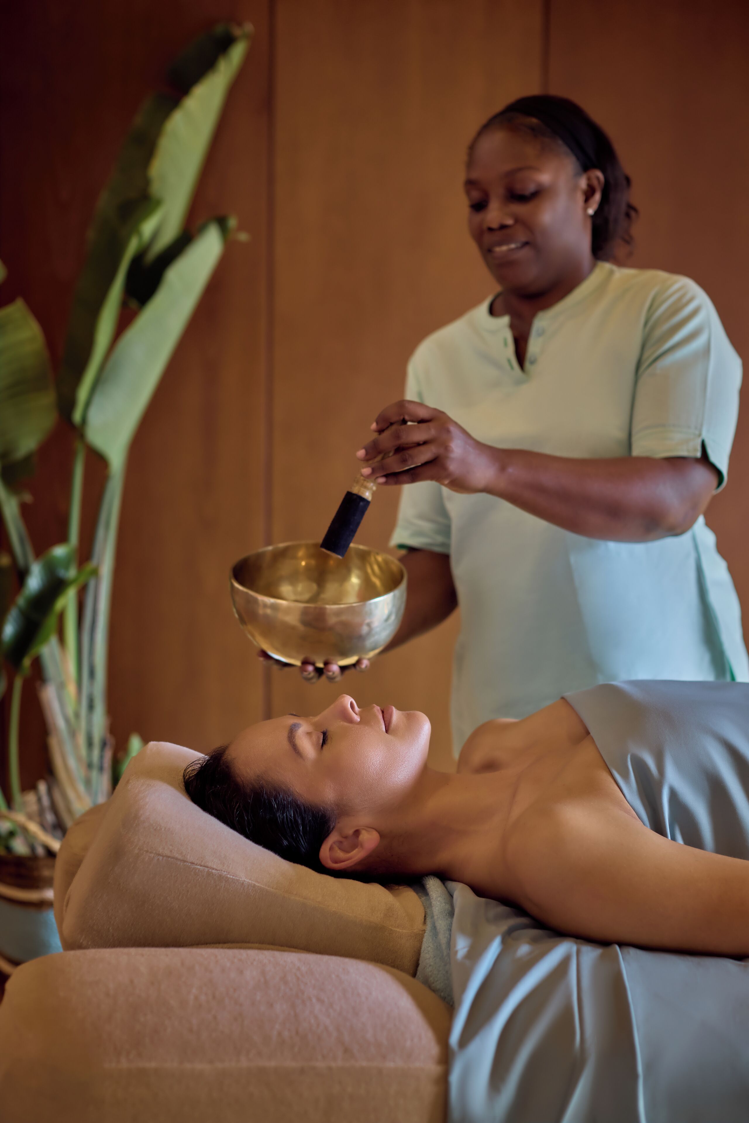 Salas de tratamiento para parejas, un sauna, baño turco