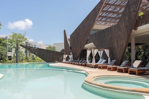 Exterior - Beautiful 2BR apartment in fully equipped hotel in Tulum (Tulum)